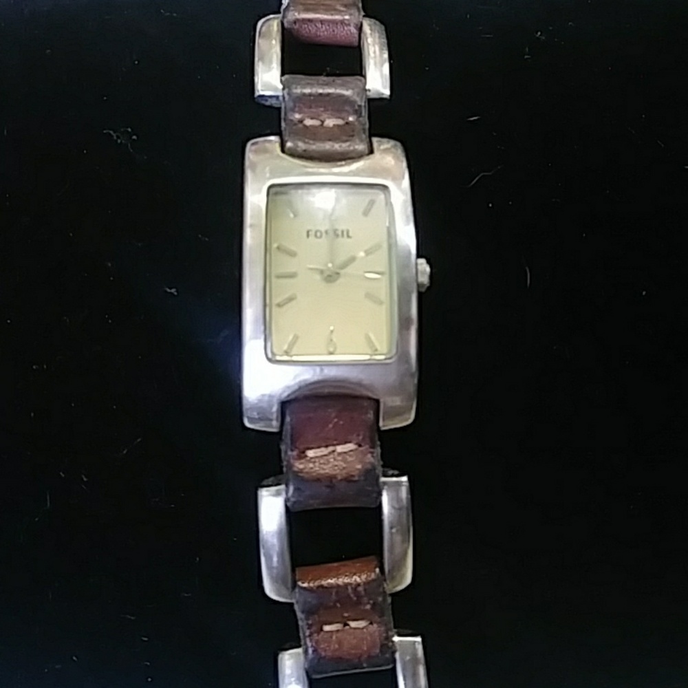 Brown leather Fossil Watch